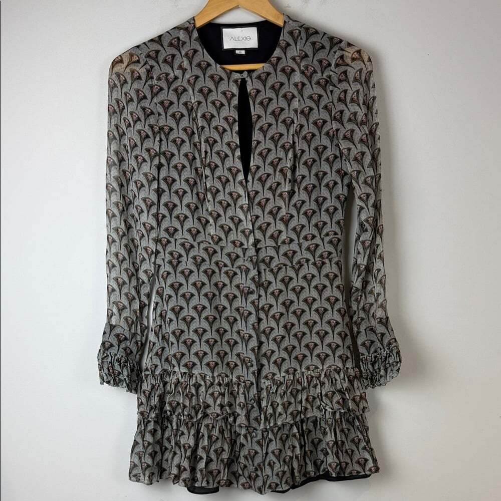 ALEXIS Alba ruffle Midi Dress Size Small - Picture 2 of 7